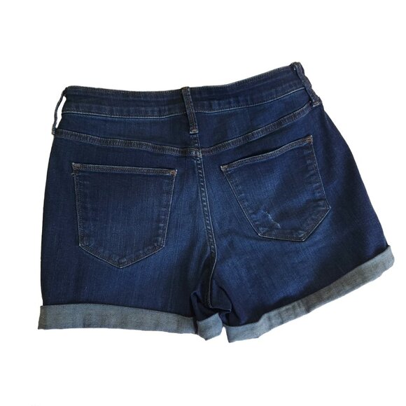 LIKE NEW Universal Thread High Rise Midi Denim Shorts - Picture 4 of 5